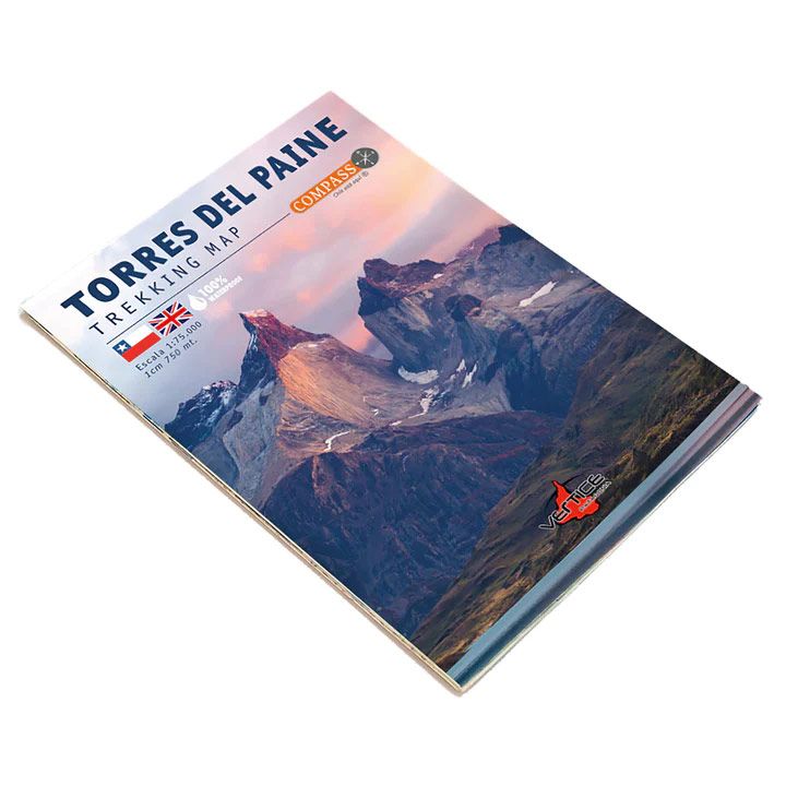Torres del Paine Trekking Map 1:75.000 - Compass Chile