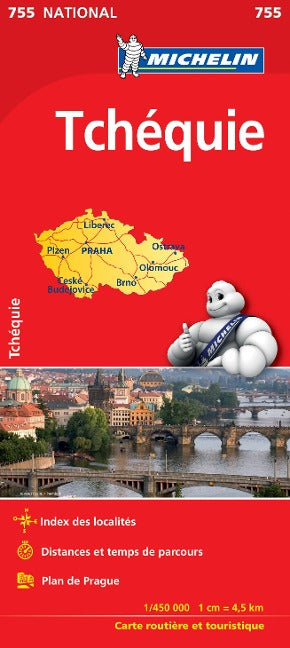 Tschechien Michelin - 1:450.000