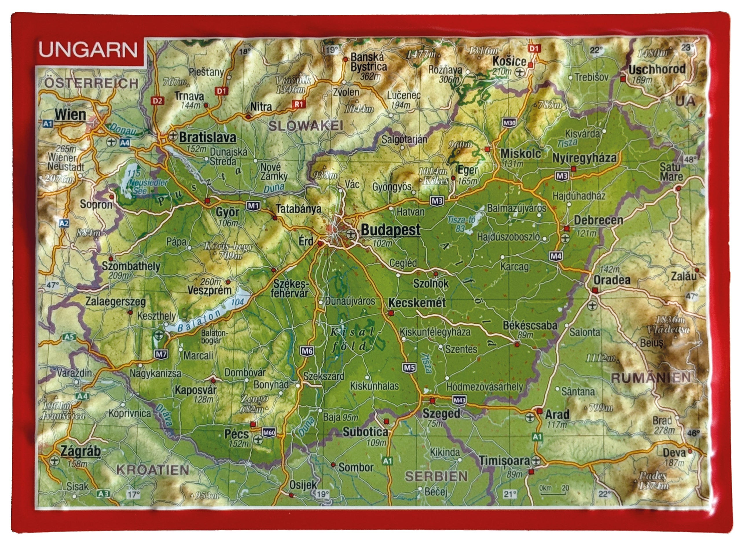 Reliefpostkarten - DIVERSE