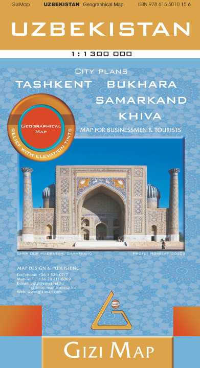 Uzbekistan 1:1.300.000 - Gizi Map