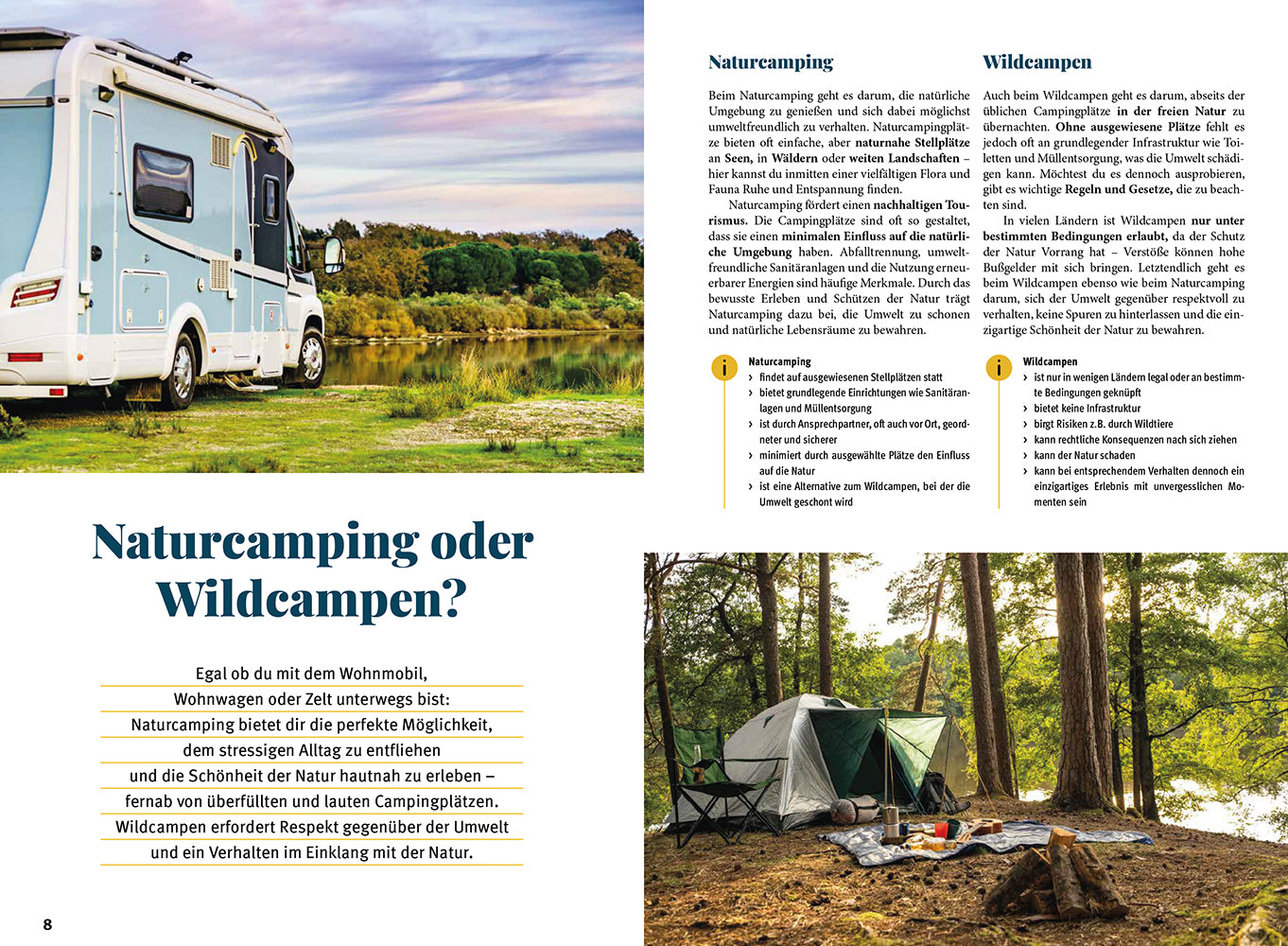 VanSite Stellplatzführer 2025 - Naturnahe Stellplätze in Deutschland und Europa