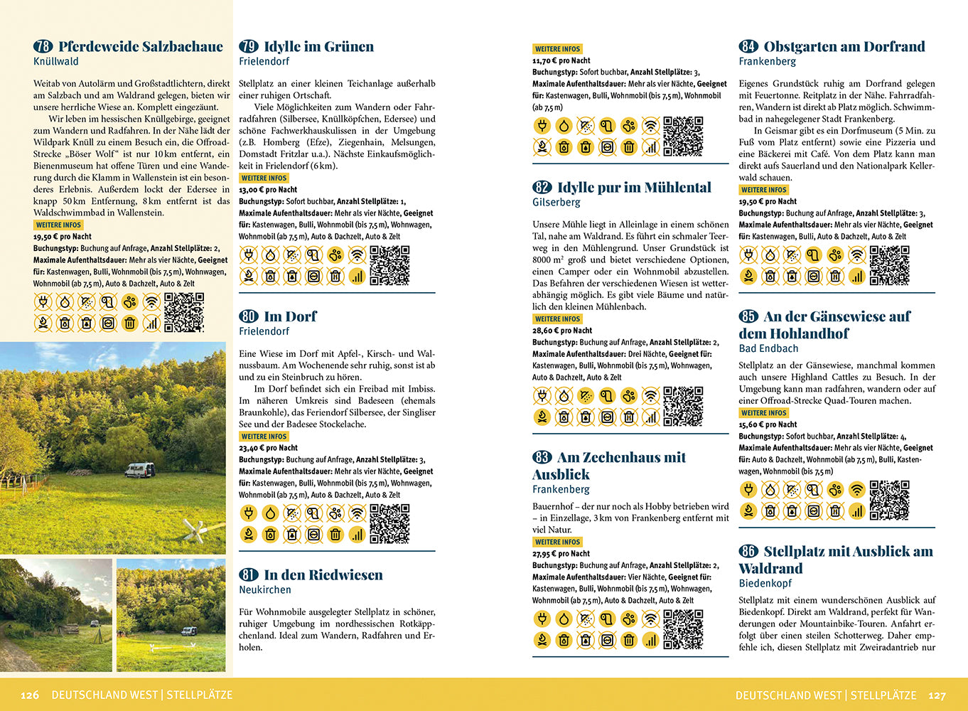 VanSite Stellplatzführer 2025 - Naturnahe Stellplätze in Deutschland und Europa