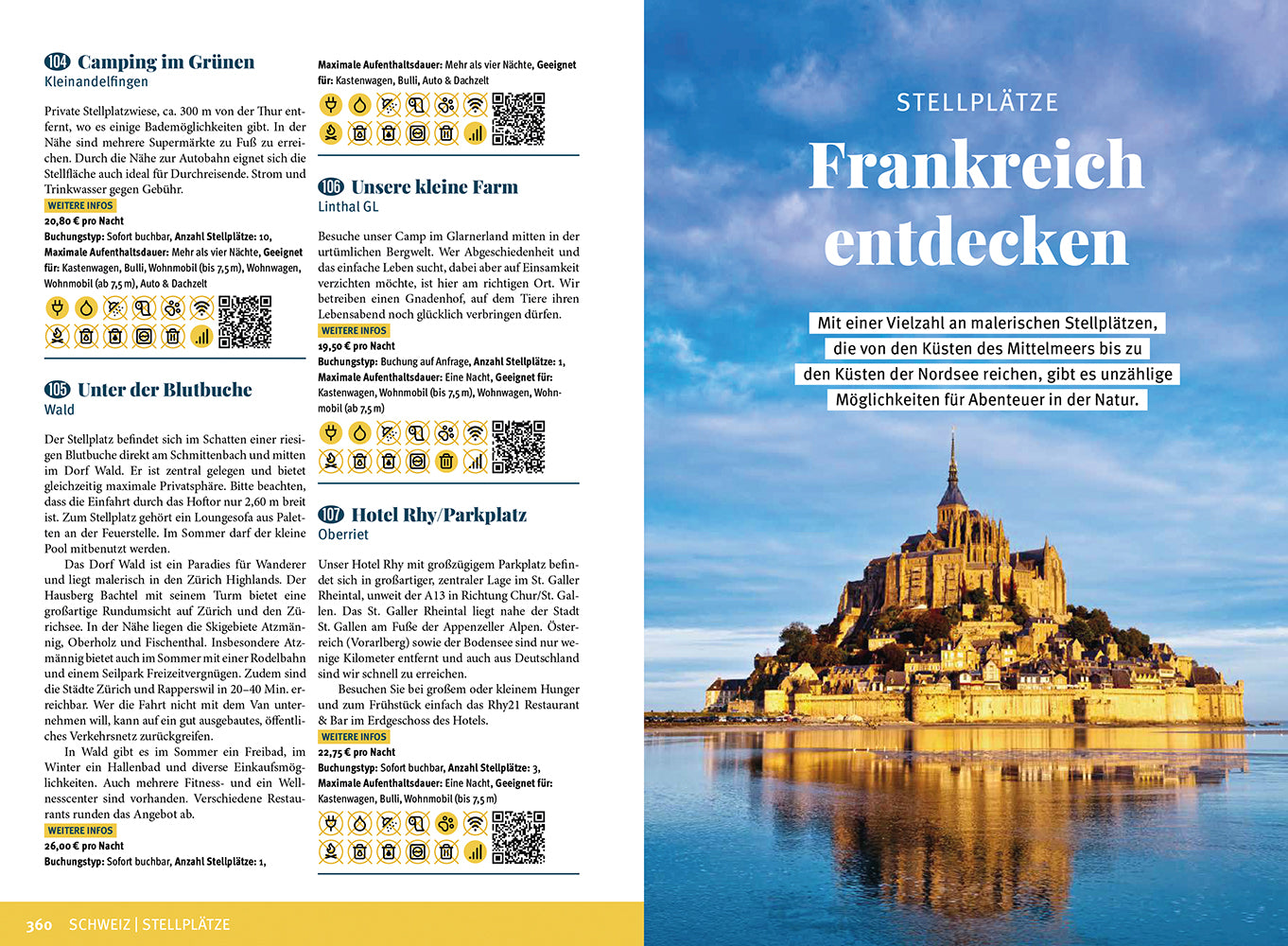 VanSite Stellplatzführer 2025 - Naturnahe Stellplätze in Deutschland und Europa