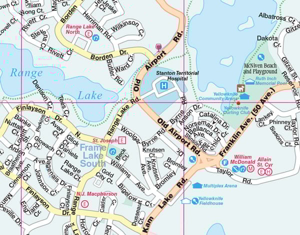 Yukon - Northwest Territories - Alaska MapArt