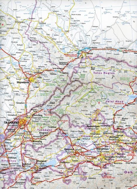 Zentralasien 1:1,7 Mio. - Reise Know How