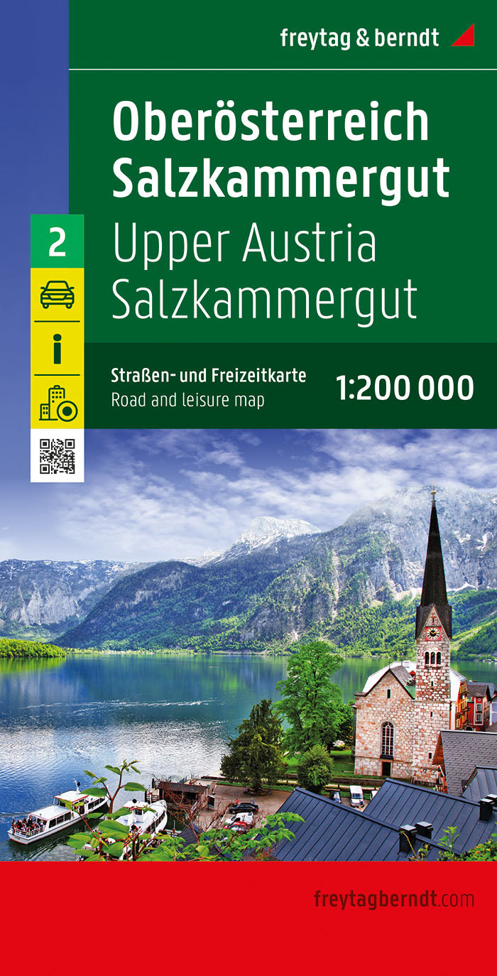 02 Oberösterreich, Salzkammergut 1:200.000