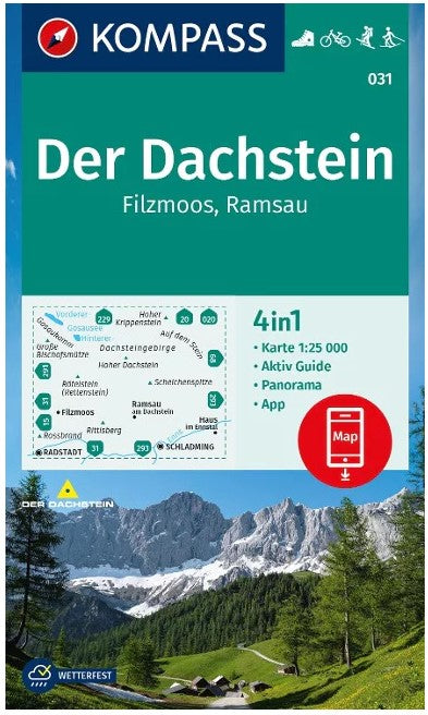 031 Dachstein Wanderkarte