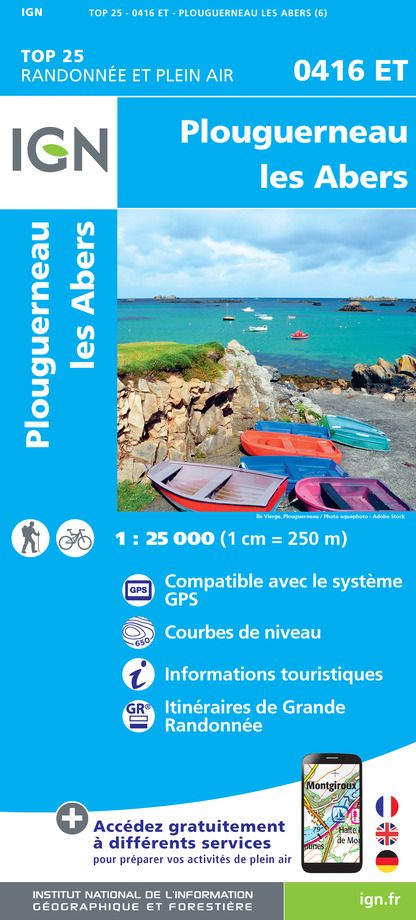 Bretagne 1:25.000 - Topographische Karte Frankreich Série Bleue