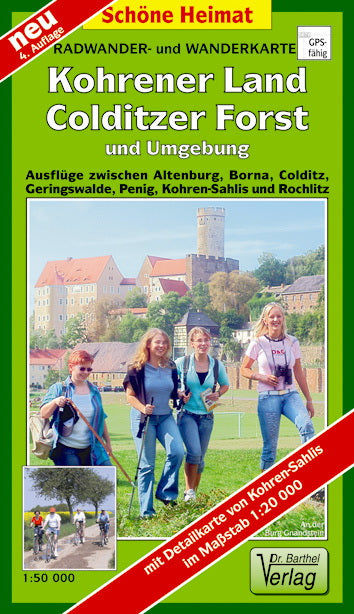 065 Kohrener Land, Colditzer Forst und Umgebung 1:50.000 - Rad- und Wanderkarte