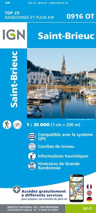 Bretagne 1:25.000 - Topographische Karte Frankreich Série Bleue