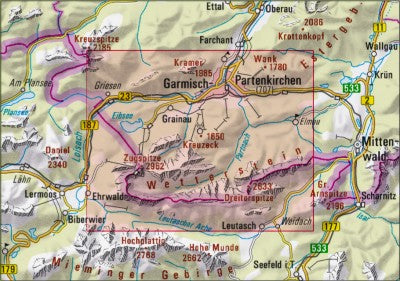 BY 8: Wettersteingebirge, Zugspitze