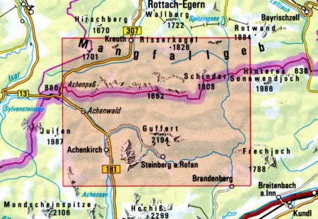 BY 14: Mangfallgebirge Süd - Guffert, Unnütz, Juifen