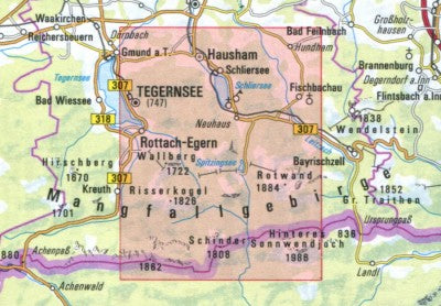 BY 15: Mangfallgebirge Mitte, Spitzingsee, Rotwand
