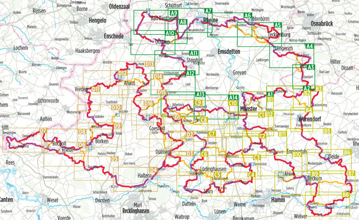 100 Schlösser Route - Bikeline Radtourenbuch