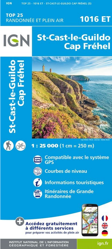 Bretagne 1:25.000 - Topographische Karte Frankreich Série Bleue