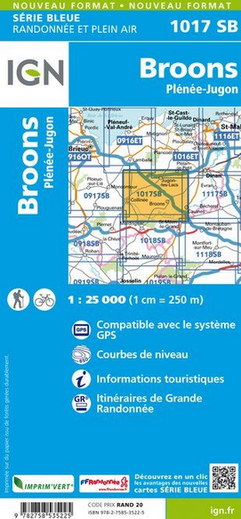 Pays de La Loire 1:25.000 - Topographische Karte Frankreich Série Bleue