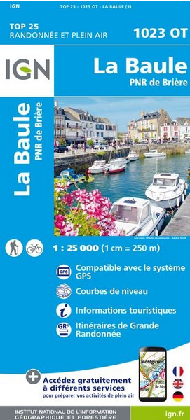 Pays de La Loire 1:25.000 - Topographische Karte Frankreich Série Bleue