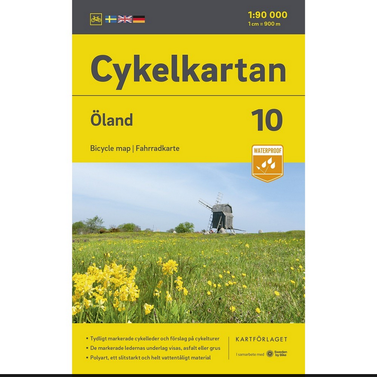 Norstedts Cykelkartan - Fahrradkarten Schweden 1:90.000