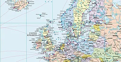 Welthäfen - Weltkarte 1:26 Mio. (W28)