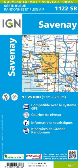 Pays de La Loire 1:25.000 - Topographische Karte Frankreich Série Bleue