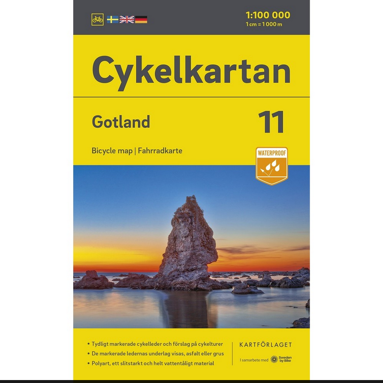 Norstedts Cykelkartan - Fahrradkarten Schweden 1:90.000