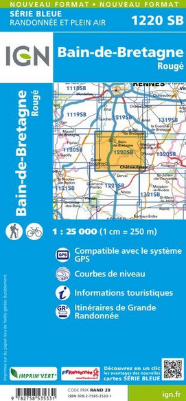 Pays de La Loire 1:25.000 - Topographische Karte Frankreich Série Bleue