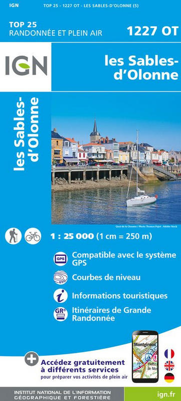Pays de La Loire 1:25.000 - Topographische Karte Frankreich Série Bleue