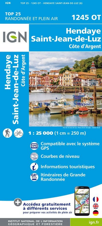 Pyrenäen 1:25.000 - Topographische Karte Frankreich Série Bleue