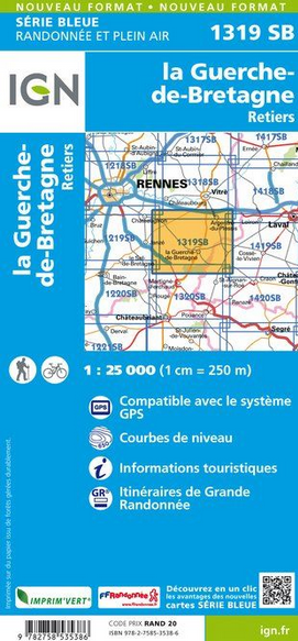 Pays de La Loire 1:25.000 - Topographische Karte Frankreich Série Bleue