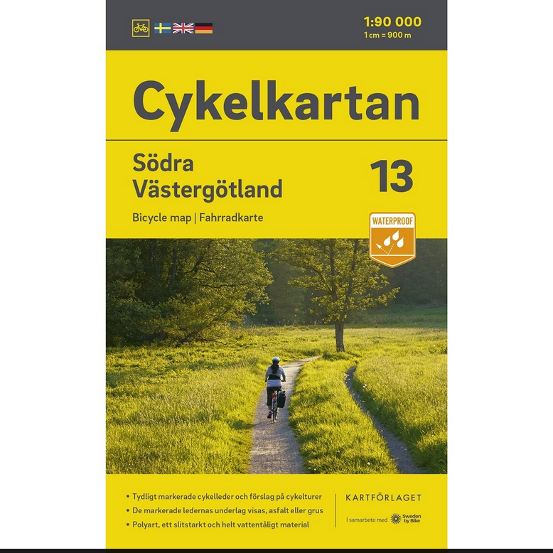 Norstedts Cykelkartan - Fahrradkarten Schweden 1:90.000