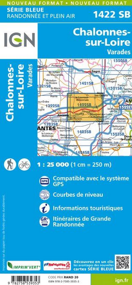Pays de La Loire 1:25.000 - Topographische Karte Frankreich Série Bleue