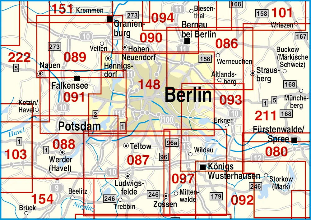 148 Berlin und Umgebung 1:35.000