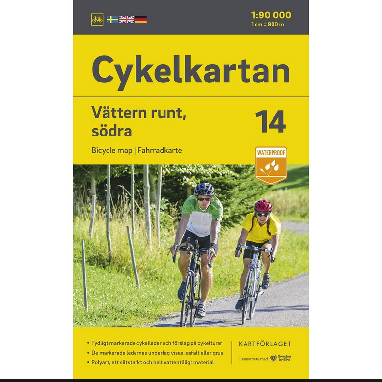 Norstedts Cykelkartan - Fahrradkarten Schweden 1:90.000