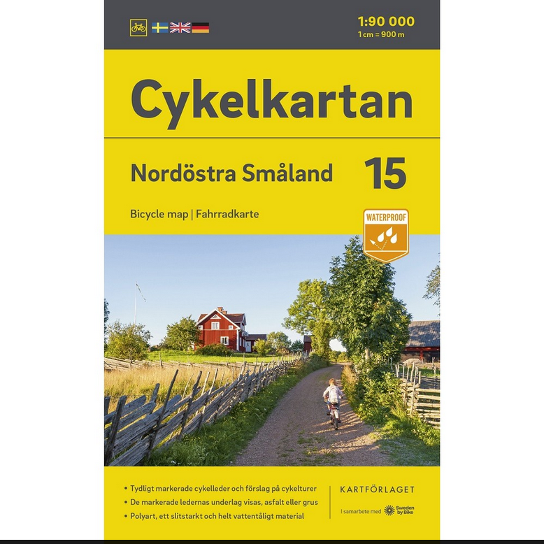Norstedts Cykelkartan - Fahrradkarten Schweden 1:90.000