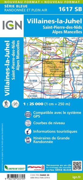 Pays de La Loire 1:25.000 - Topographische Karte Frankreich Série Bleue