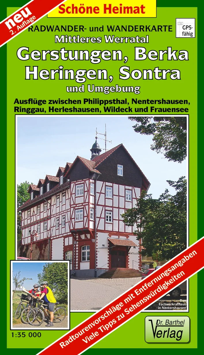 168 Mittleres Werratal, Gerstungen, Berka, Heringen, Sontra und Umgebung 1:35.000