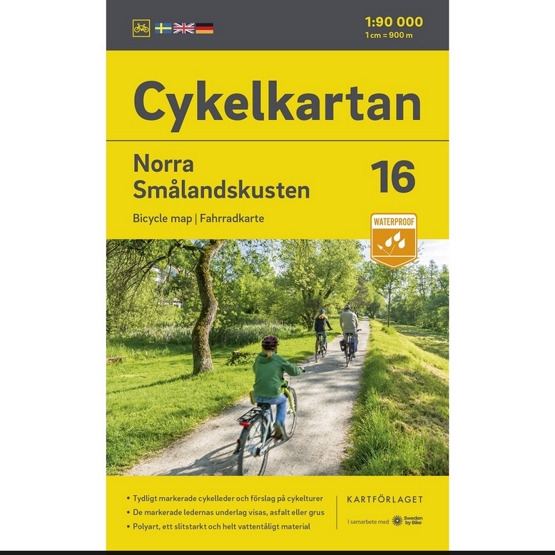 Norstedts Cykelkartan - Fahrradkarten Schweden 1:90.000