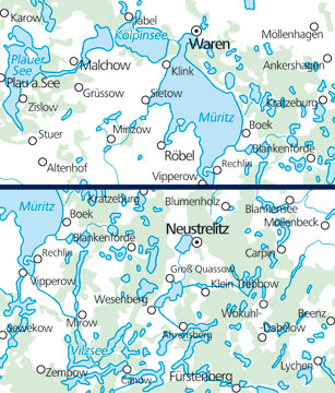 16 Müritz - Kümmerly & Frey 1:50.000