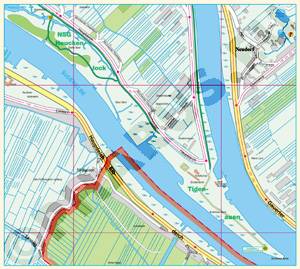 Hamburg-Wilhelmsburg + Hamburger Hafen (Stadtteilkarte)