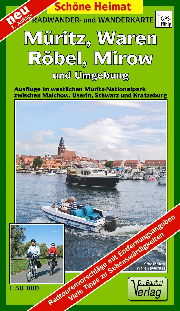 174 Müritz, Waren, Röbel, Mirow und Umgebung 1:50.000