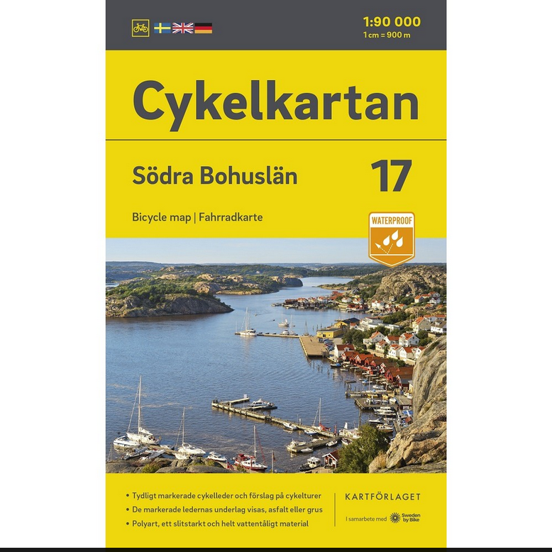 Norstedts Cykelkartan - Fahrradkarten Schweden 1:90.000