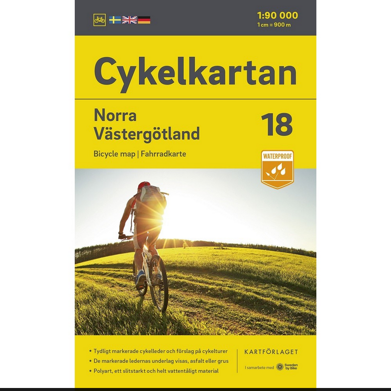 Norstedts Cykelkartan - Fahrradkarten Schweden 1:90.000