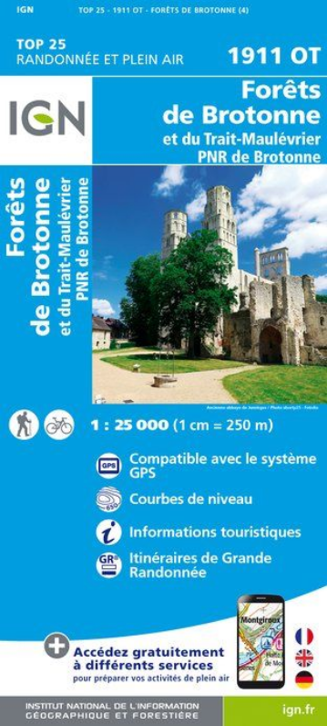 Normandie 1:25.000 - Topographische Karte Frankreich Série Bleue