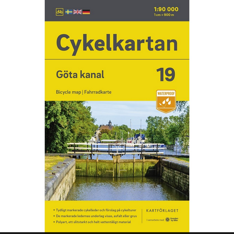 Norstedts Cykelkartan - Fahrradkarten Schweden 1:90.000