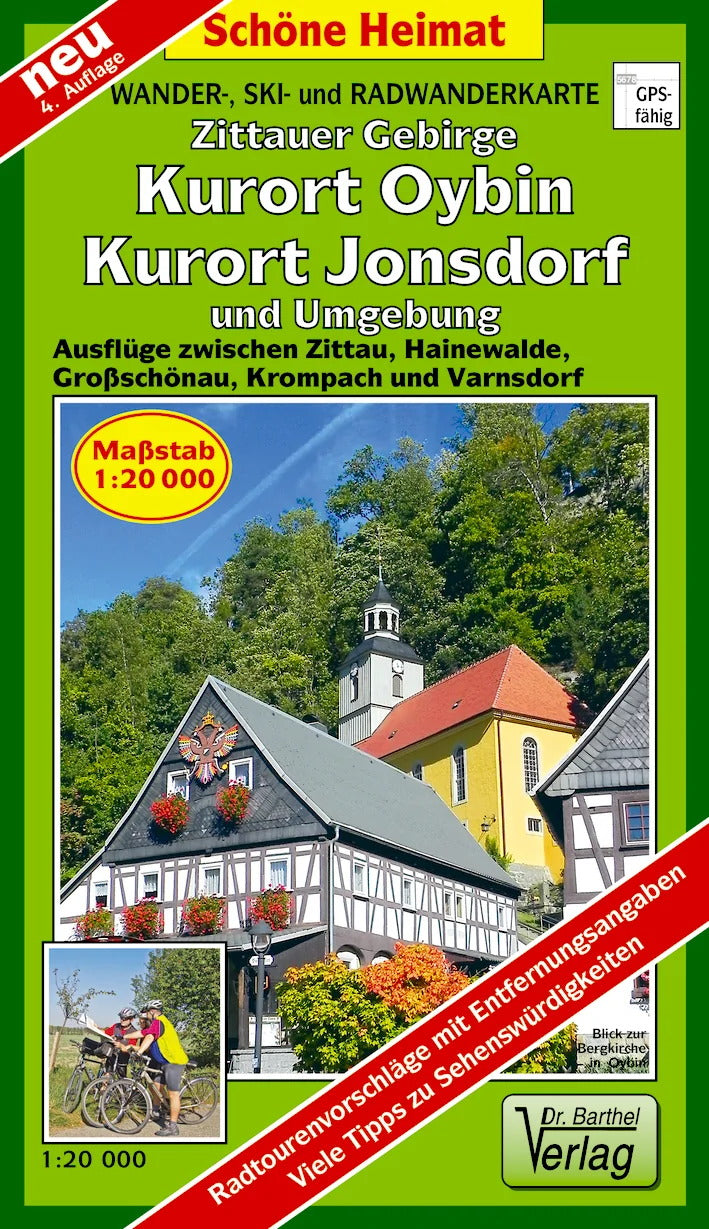 200 Zittauer Gebirge, Kurort Oybin, Kurort Jonsdorf und Umgebung 1:20.000