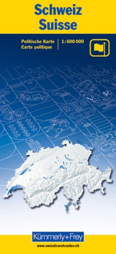 Schülerkarte Schweiz (politisch) - 1:600.000
