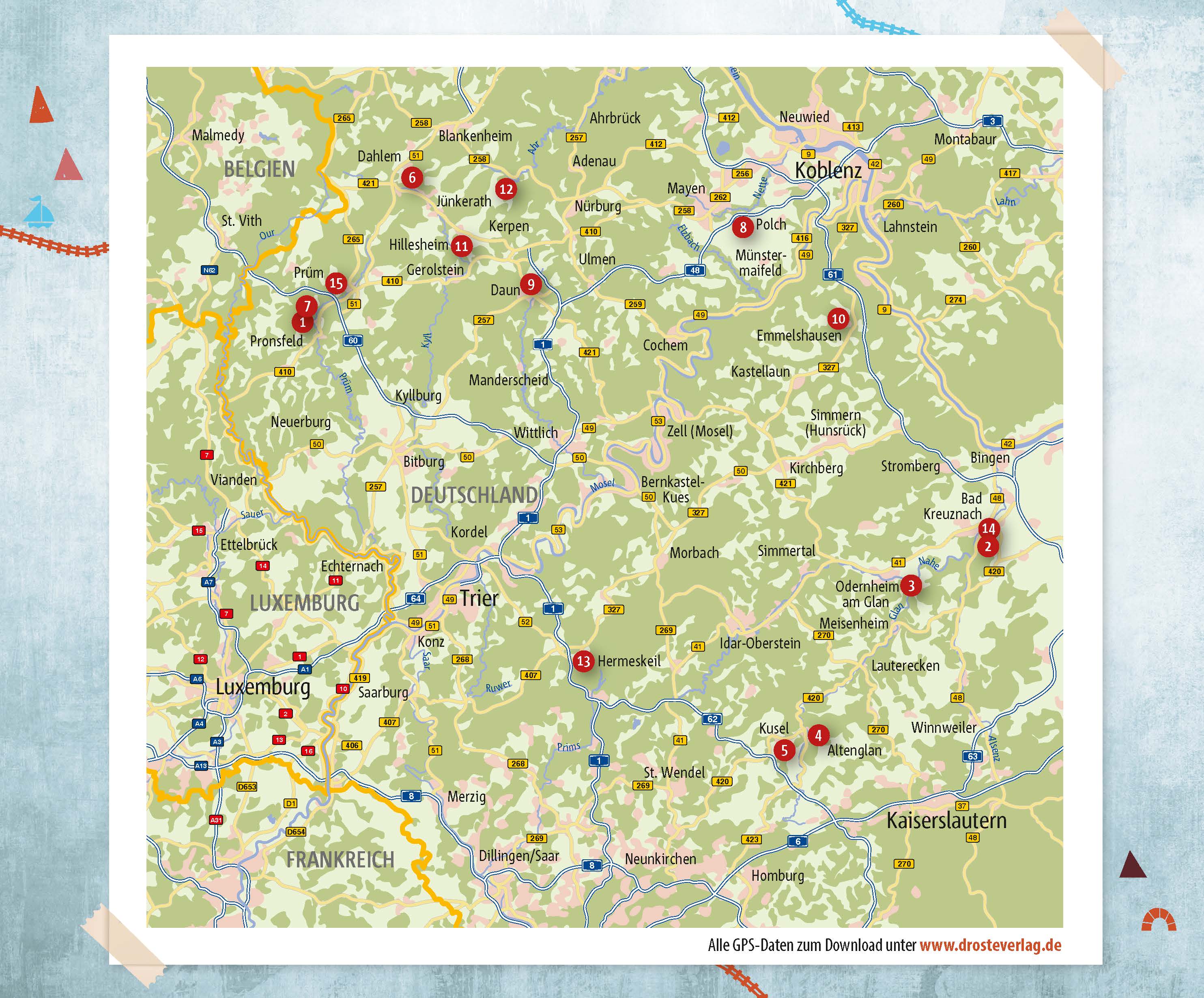 Rheinland-Pfalz – Alte Bahntrassen. Radeln für die Seele