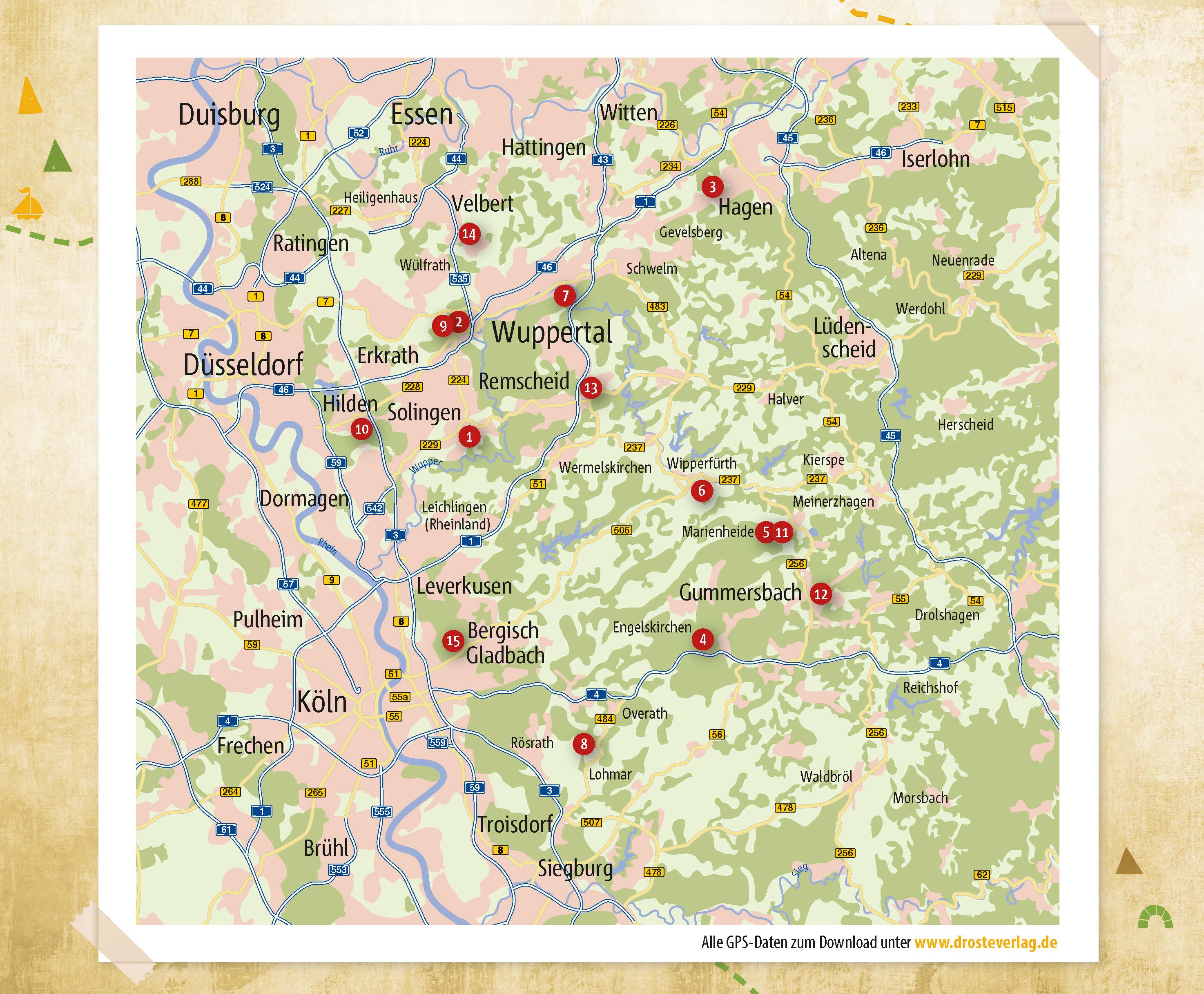 Bergisches Land. Radeln für die Seele
