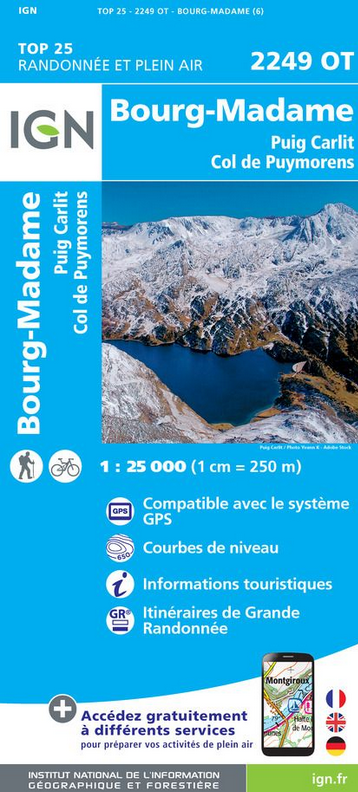 Pyrenäen 1:25.000 - Topographische Karte Frankreich Série Bleue