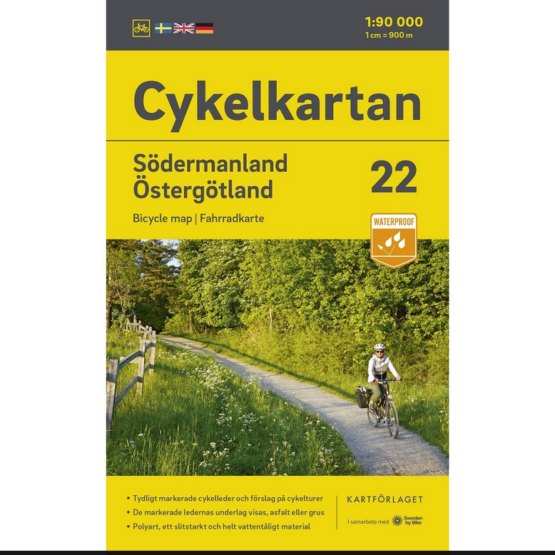 Norstedts Cykelkartan - Fahrradkarten Schweden 1:90.000